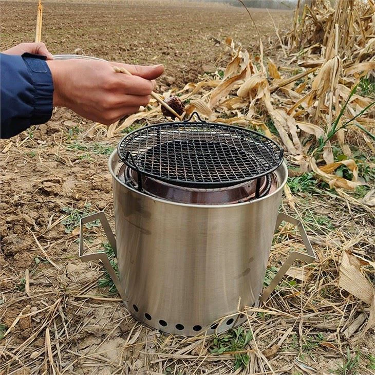 Portable Solo Backpack Hiking Anti-smoke Windproof Stove