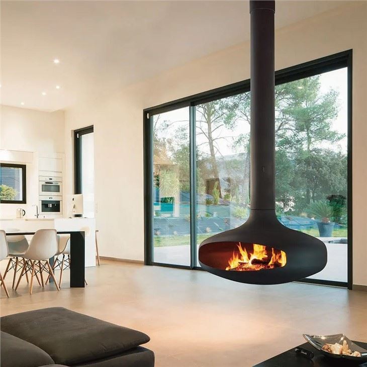 Ceiling Hanging Fireplace