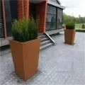 Flower Pot Garden Corten