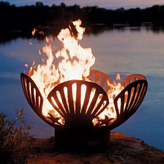 Outdoor Round Garden Fire Pit