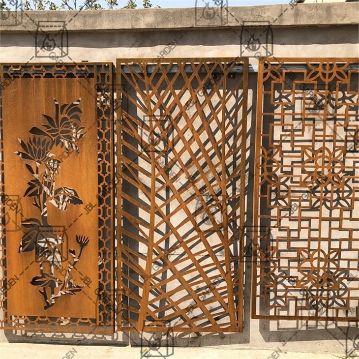 Steel Panel Screen For Garden