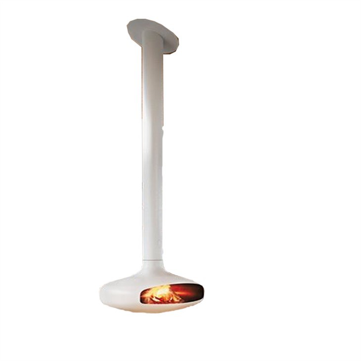 Rotating Suspended Hanging Fireplace