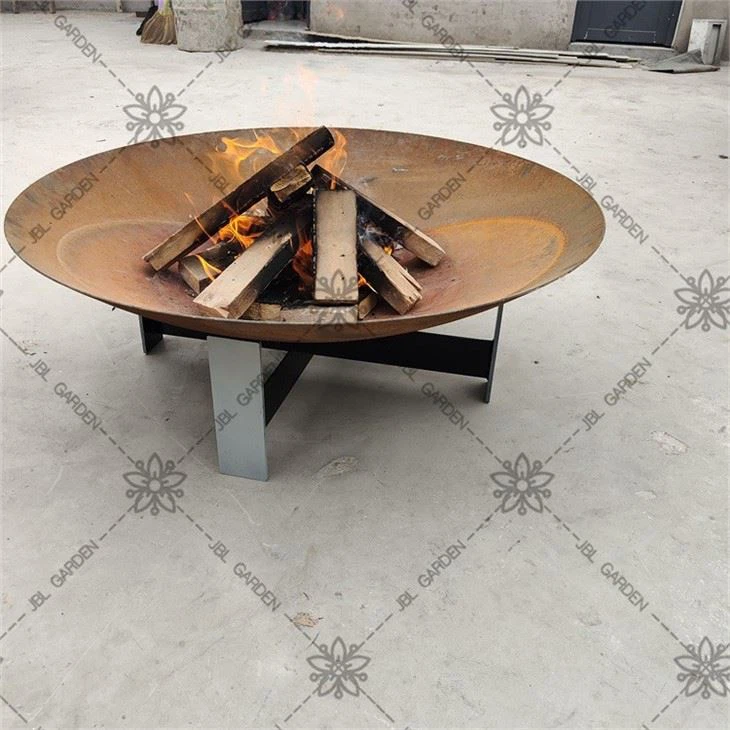 Corten Steel Fire Pit Burner