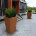 Corten Steel Planters Stand Pot