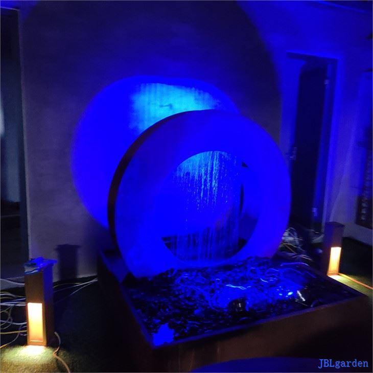 Vodní funkce Corten Steel s LED světly