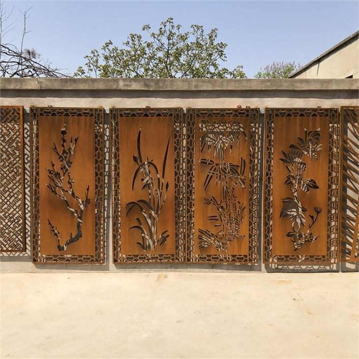 Custom Laser Cut Landscape Fence Panels