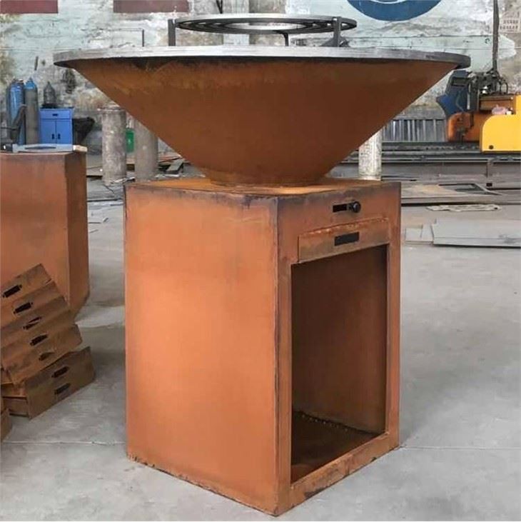Fire Ring With Cooking Grate