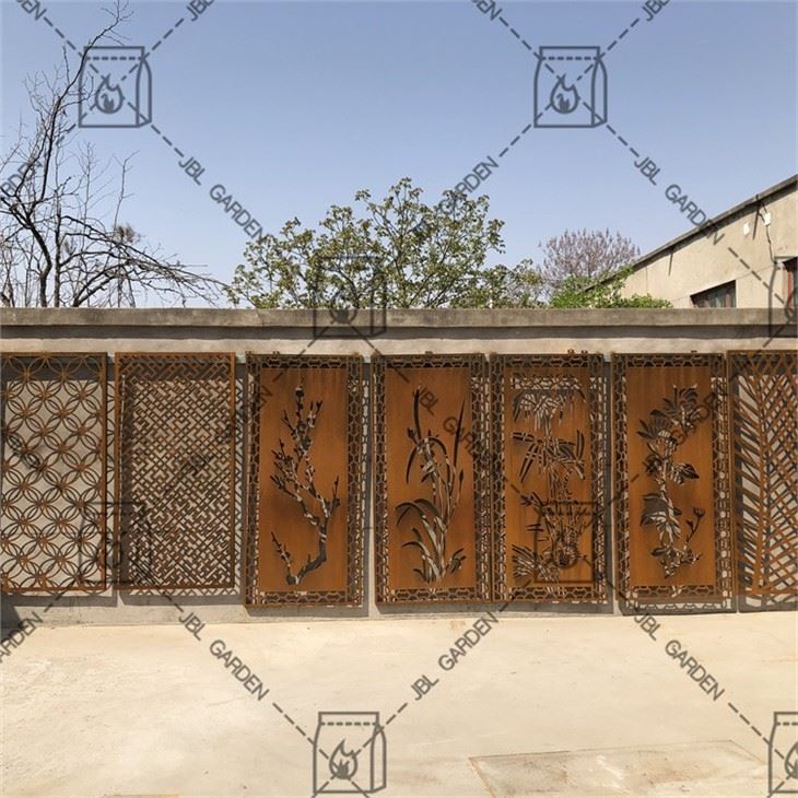 Laser Cut Wall Decorative Corten Panel