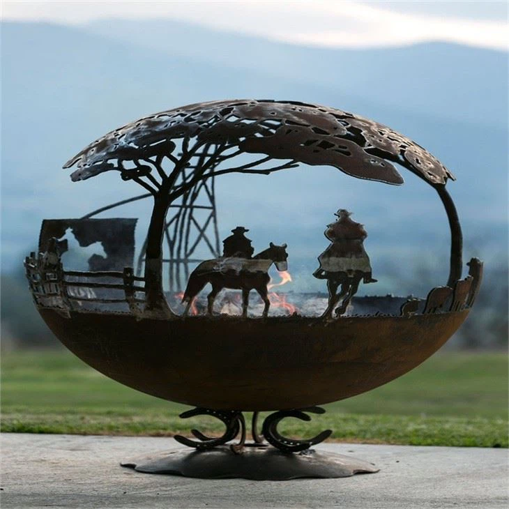 Metal Fire Sphere