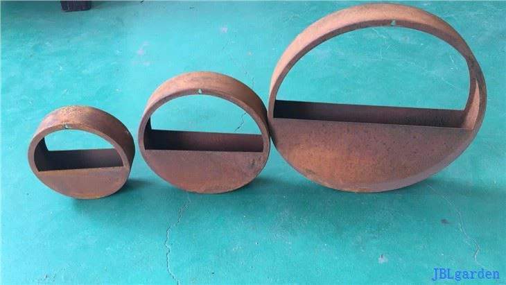Metal Wall Basket Trough Planter