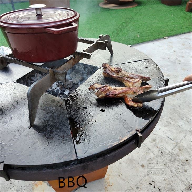 Venkovní ohniště Bbq stolní gril
