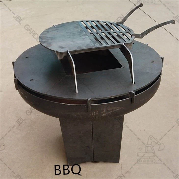 Patio With Fire Pit And Grill