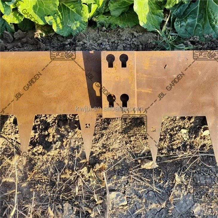 Rusting Garden Edging