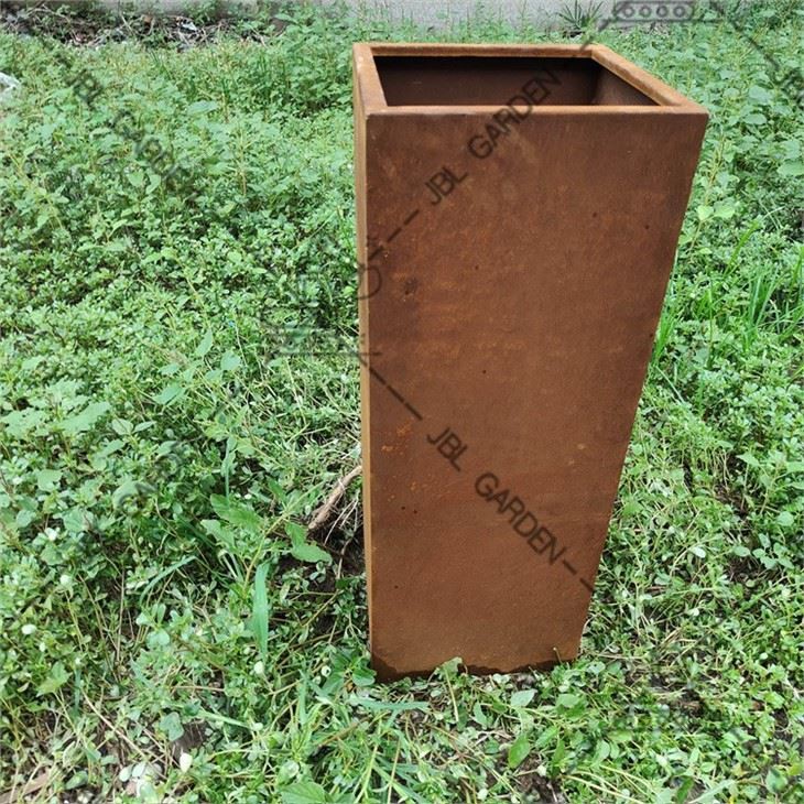 Silver Trough Planter