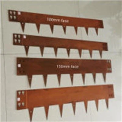 Kovová travní obruba