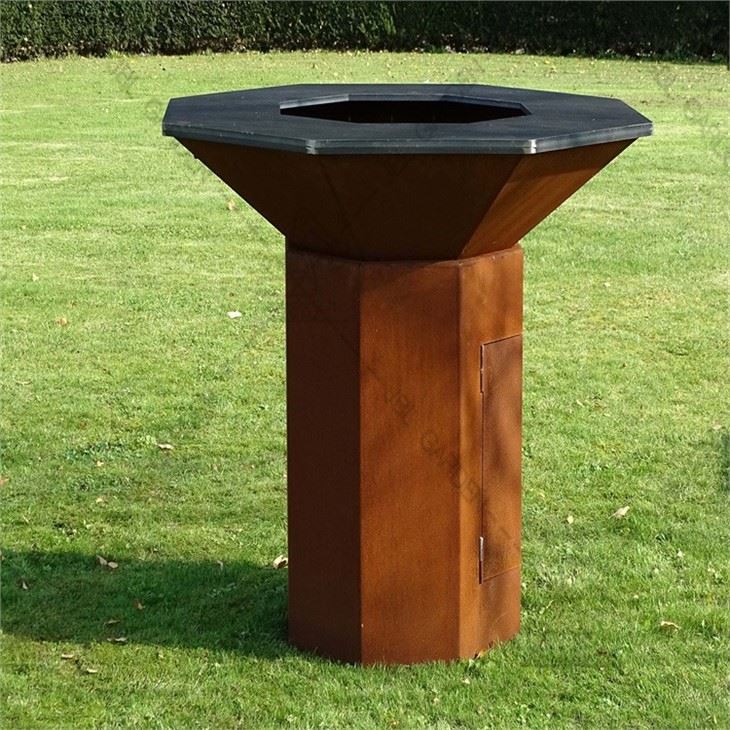 Steel Fire Pit Bbq