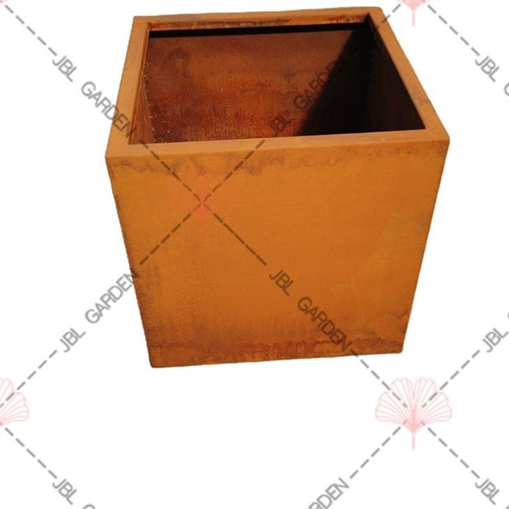 Tall Corten Steel Planter