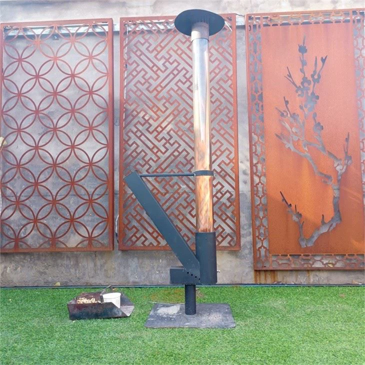 Metal Backyard Pellet Heater