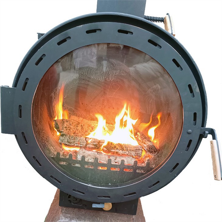 Závěsná krbová kamna na dřevo