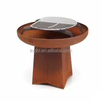 Backyard Corten Steel BBQ Grill