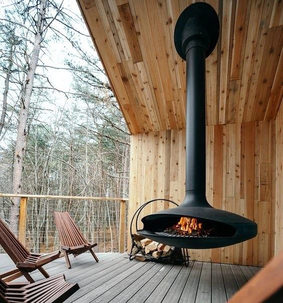 Peg-top Heating Fireplace