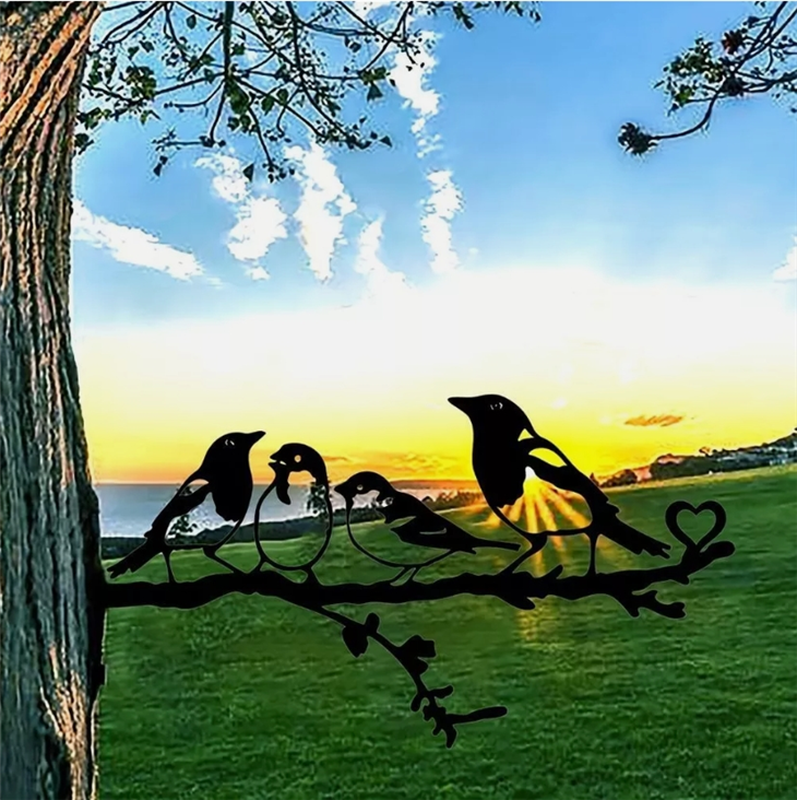 Metal Bird Wall Art