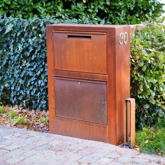 Metal Garden Mailbox Post Box