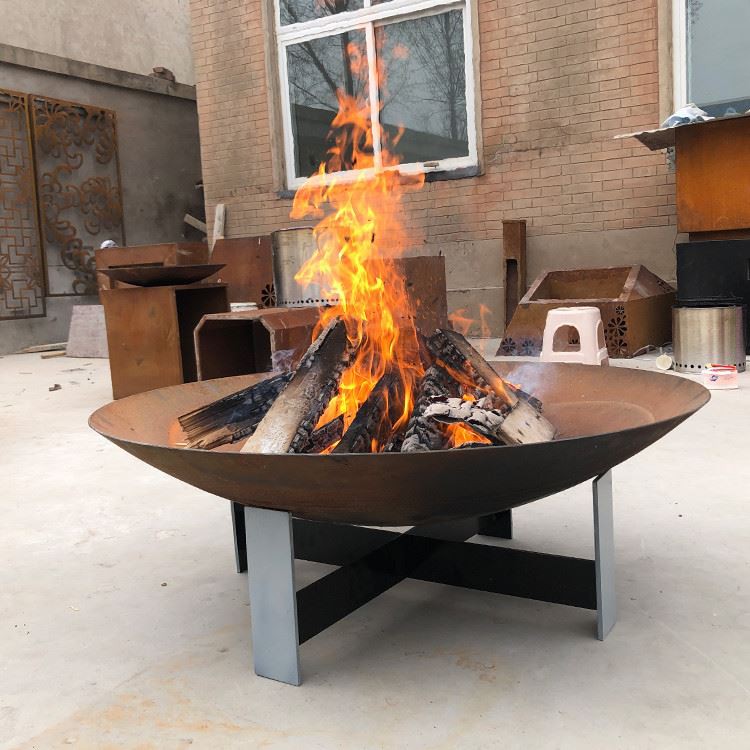Weathering Steel Outdoor Fire Basin best