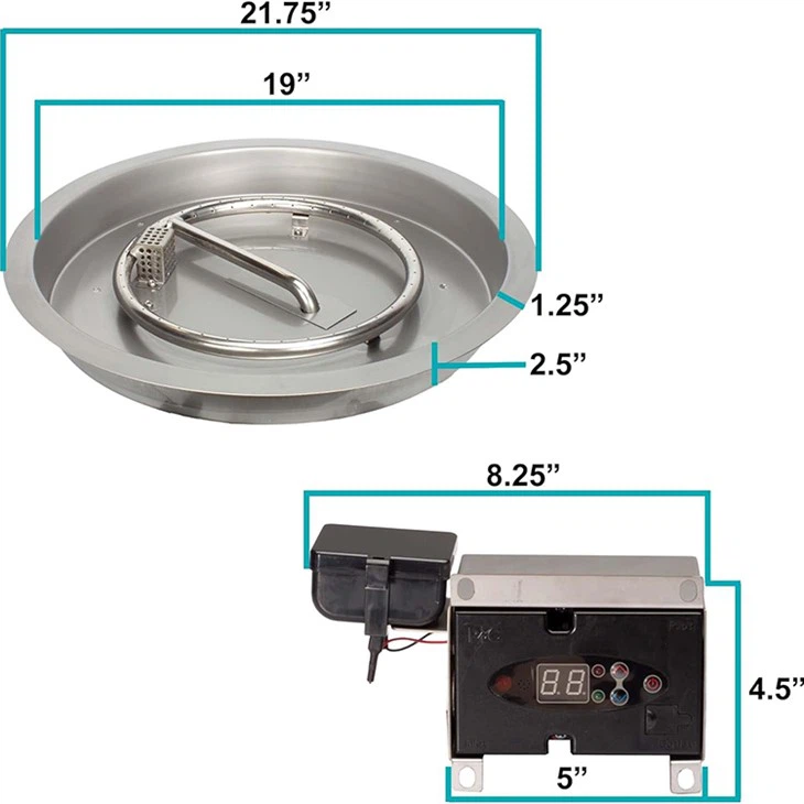 Jedno kliknutí zapalování venkovní romantiky: Plyn Pit Burner