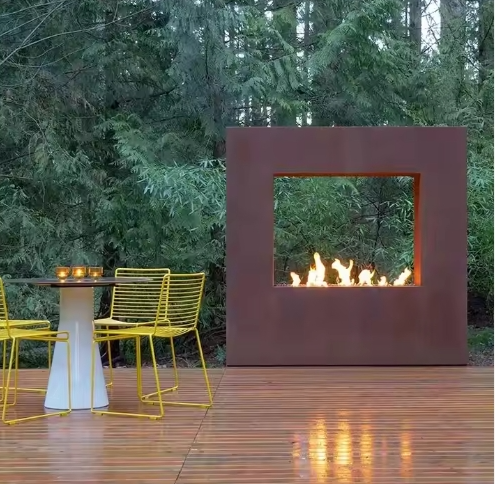 Outdoor Wood Burning Heater