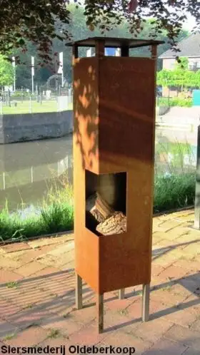 Outdoor Wood Burning Heater