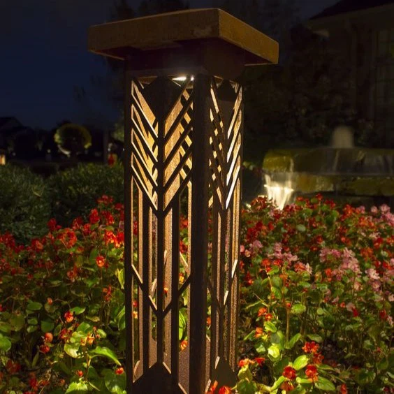 Rusty Bollard Lights