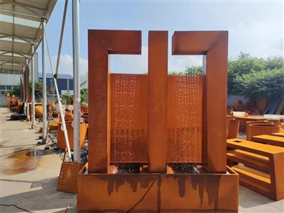 Umělá vodní fontána Corten