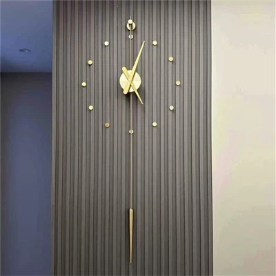 Kovové domácí nástěnné hodiny dekorace