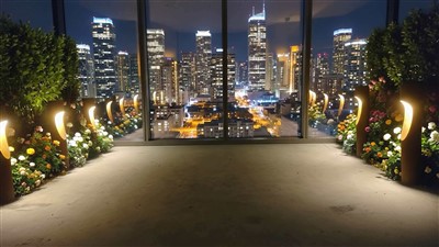 Rust Finish Venkovní kulaté sloupkové světlo